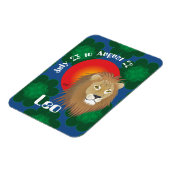 Leo 23 tot 22 augustus Premium Flexi Magnet Magneet (Linkerzijde)