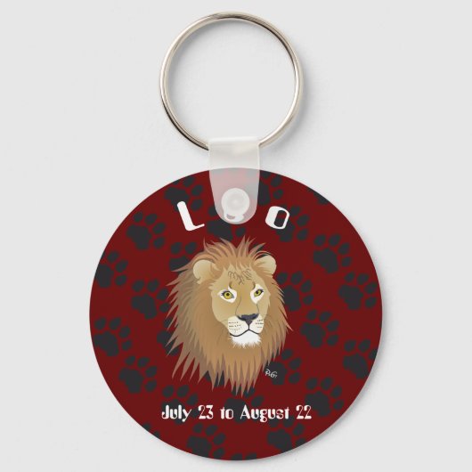 Leo 23 tot 22 augustus Sleutelhangers (Voorkant)