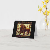 Leo 2 kaart (Gele Bloem)