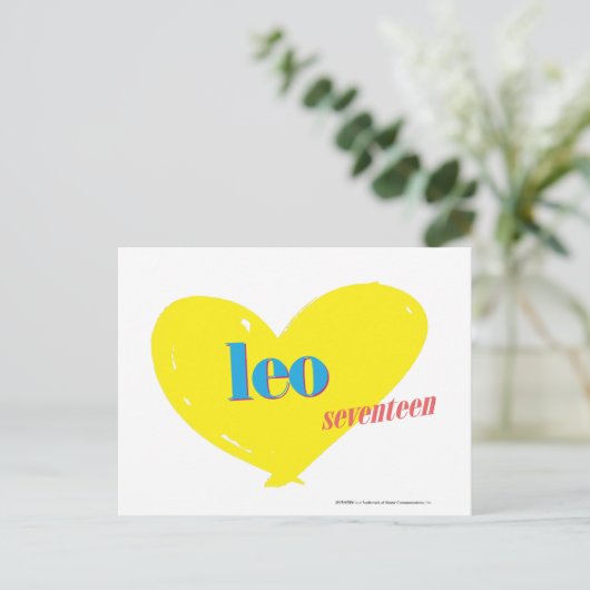 Leo 3 briefkaart (Staand voorkant)