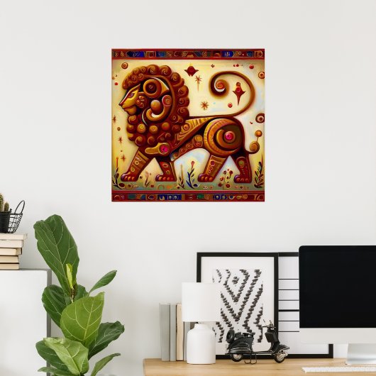 Leo 8 poster (Thuiskantoor)