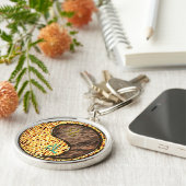 Leo & Aarde Hond Sleutelhanger (Zijkant)