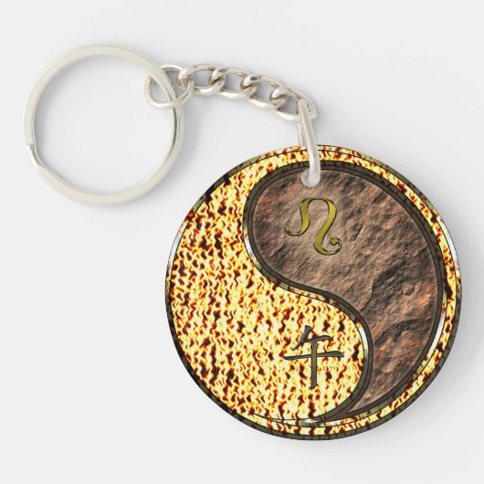 Leo & Aarde Paard Sleutelhanger (Voorkant)