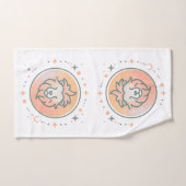 LEO, abstract ontwerp van het sterrenbeeld, Bad Handdoek (Handdoek)