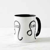 LEO, abstract ontwerp van het sterrenbeeld, Mok (Voorkant rechts)