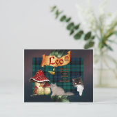 Leo afbeelding briefkaart (Staand voorkant)