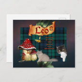 Leo afbeelding briefkaart (Voorkant / Achterkant)