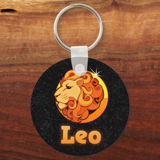 Leo-afbeelding Sleutelhanger (Voorkant)