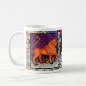 Leo Ancient Zodiac Sign Astrology Coffee Cup/Mok Koffiemok (Links)