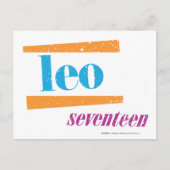 Leo Aqua Briefkaart (Voorkant)