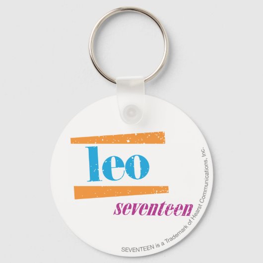 Leo Aqua Sleutelhanger (Voorkant)