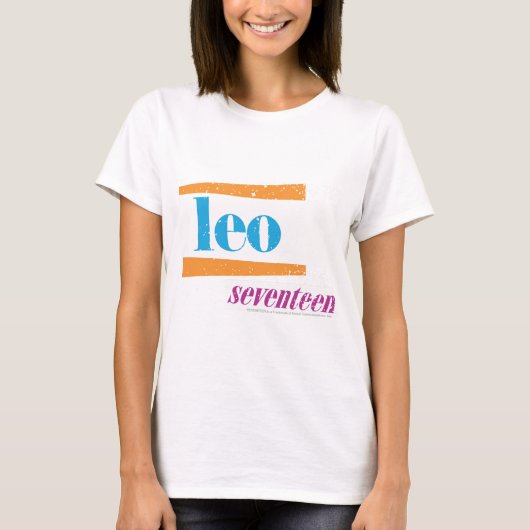 Leo Aqua T-shirt (Voorkant)