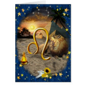Leo ♌ Art Collage Card (Voorkant)
