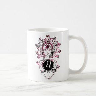 Leo Art Deco Lady Koffiemok