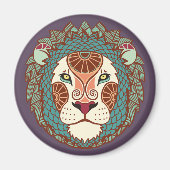 Leo Astrological Sign Magneet (Voorkant)