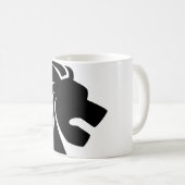 Leo Astrological Symbol Sign 8 Koffiemok (Voorkant rechts)
