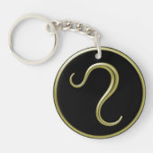 Leo Astrological Symbol Sleutelhanger (Voorkant)