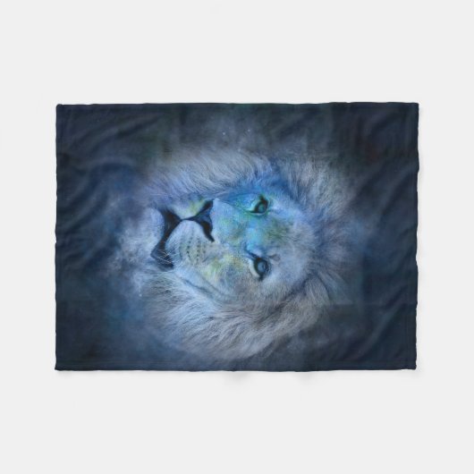 Leo Astrological Zodiac Sign Fleece Deken (Voorkant (Horizontaal))