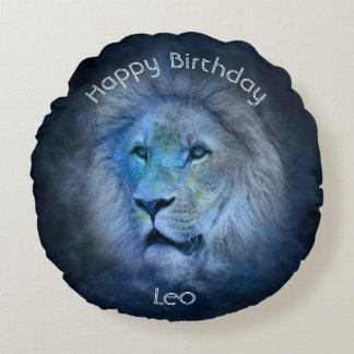 Leo Astrological Zodiac Sign Rond Kussen
