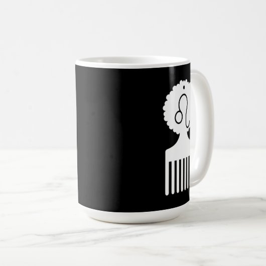 Leo Astrologie Koffie Thee Mok (Voorkant rechts)