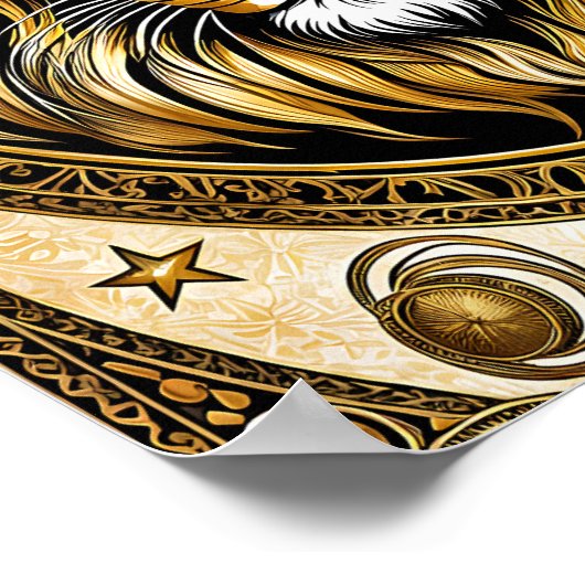 Leo astrologie teken poster (Hoek)