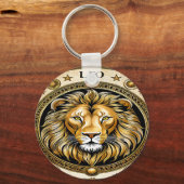 Leo astrologie teken sleutelhanger (Voorkant)