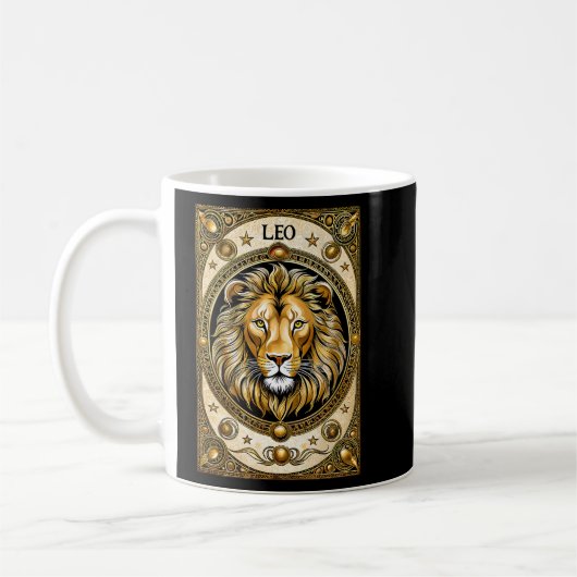 Leo astrologisch sterrenbeeld koffiemok (Links)
