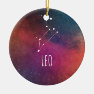 Leo Astrology Keramisch Ornament
