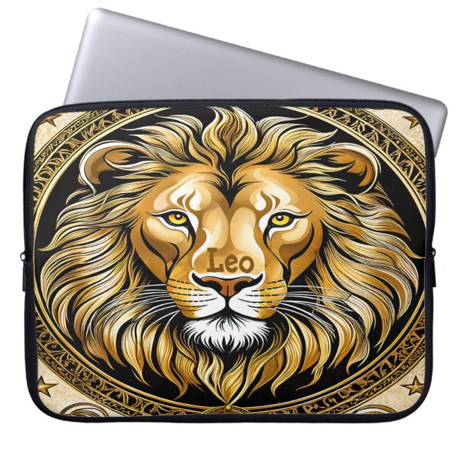 Leo Astrology Laptop Sleeve (Voorkant)