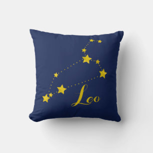 Leo Astrology with Constellation of Stars Kussen