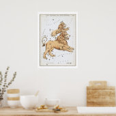 Leo Astrology Zodiac Poster (Keuken)