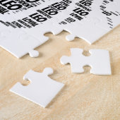 Leo Astrology Zodiac Sign Word Cloud Legpuzzel (Zijkant)