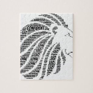 Leo Astrology Zodiac Sign Word Cloud Legpuzzel