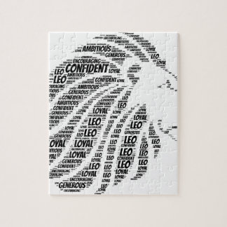 Leo Astrology Zodiac Sign Word Cloud Legpuzzel