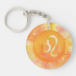 Leo Astrology Zodiac Sleutelhanger - Stralende kra