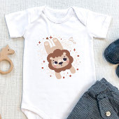 Leo Baby: "Kleine Leeuw's Sterrenmajesteit" Romper