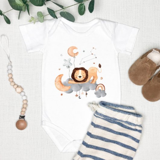 Leo Baby: Little Lion's Majesty Personalized Romper