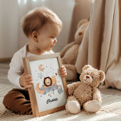 Leo Baby - Uw kleine leeuw Zodiac kinderkamer Poster