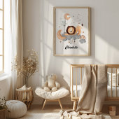 Leo Baby - Uw kleine leeuw Zodiac kinderkamer Poster