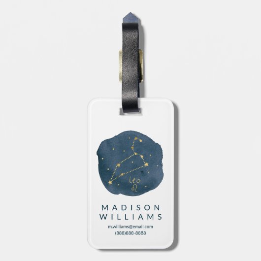 Leo Bagagelabel (Achterkant verticaal)