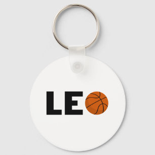 Leo Basketball Sleutelhanger