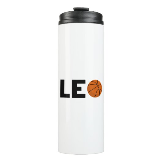 Leo Basketball Thermosbeker (Voorkant)