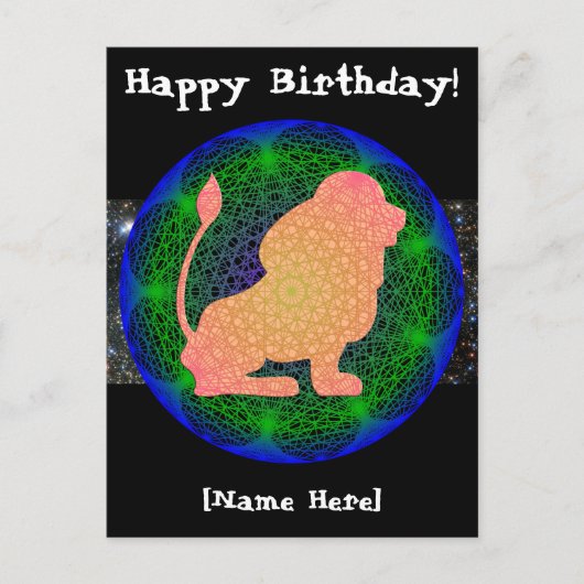 Leo Birthday Briefkaart (Voorkant)