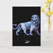 Leo Birthday Card Kaart (Gele Bloem)
