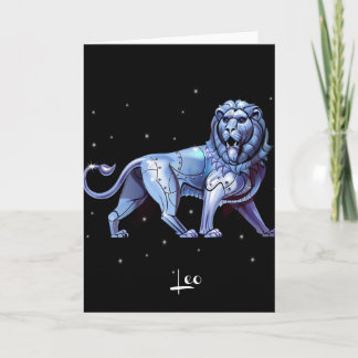 Leo Birthday Card Kaart