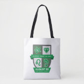 Leo Birthday Crest™ for August 1-22 Tote Bag (Voorkant)