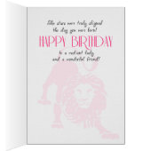 Leo Birthday Hare Pink 23 juli en 21 augustus (Binnen (Rechts))