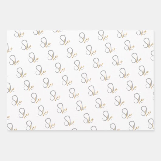 Leo Birthday Inpakpapier Vel (Voorkant 3)