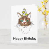 Leo Birthday Kaart (Gele Bloem)