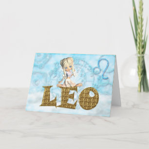 Leo Birthday-kaartje schattig Kaart